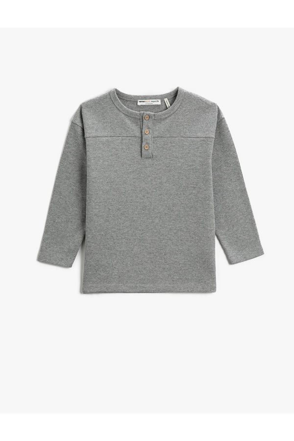 Koton Koton T-Shirt - Gray - Standard