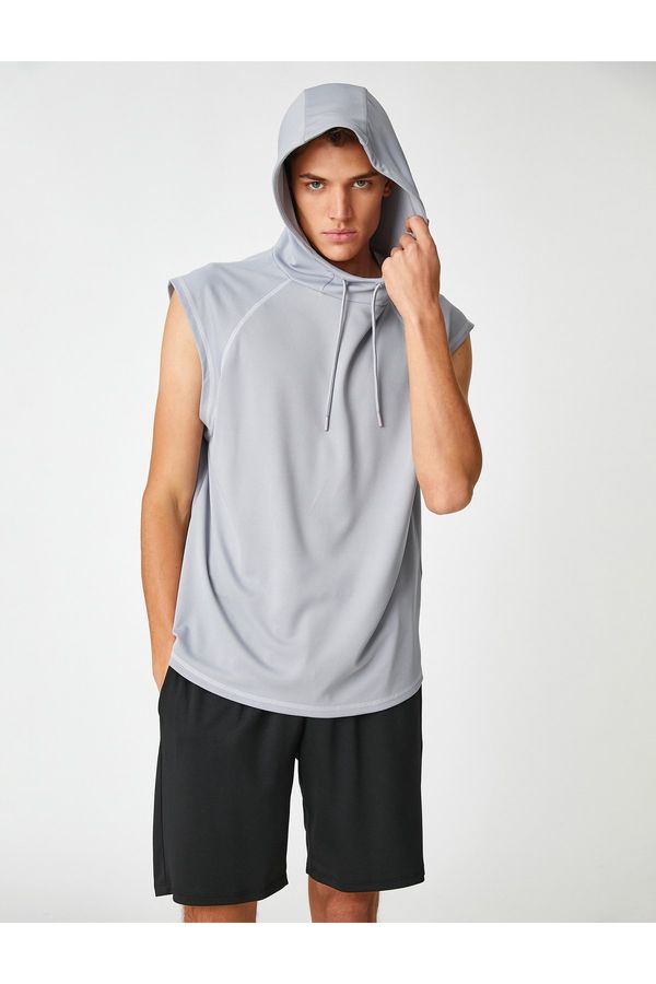 Koton Koton T-Shirt - Gray - Straight
