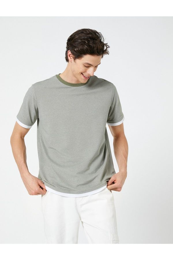 Koton Koton T-Shirt - Green - Regular fit