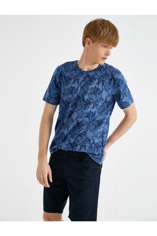 Koton Koton T-Shirt - Navy blue - Regular fit
