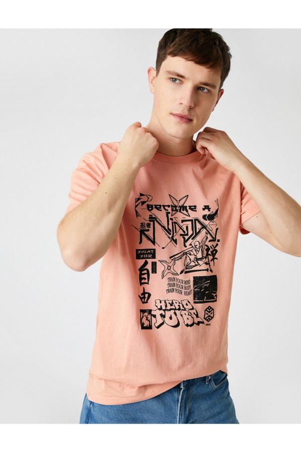 Koton Koton T-Shirt - Pink - Regular