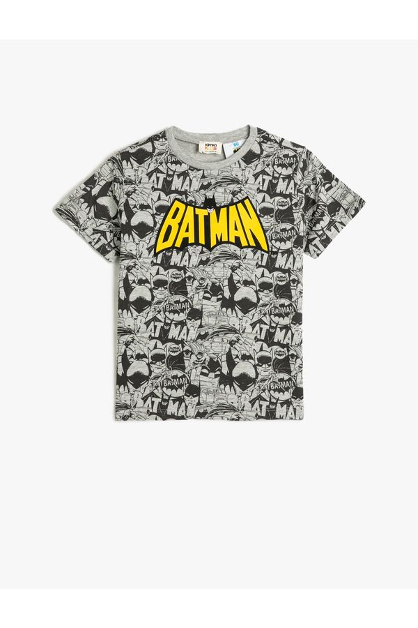 Koton Koton T-Shirt Short Sleeve Batman Printed Licensed Cotton