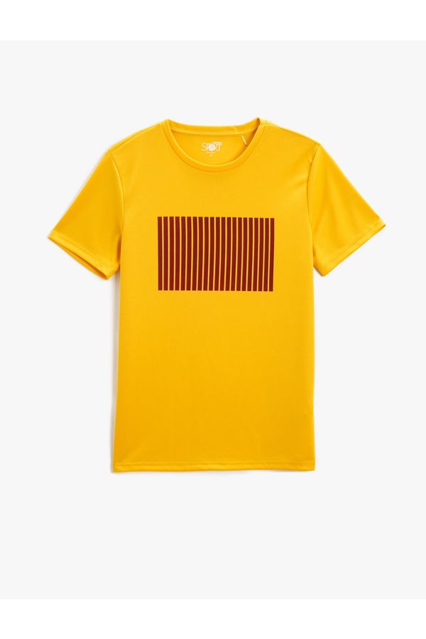 Koton Koton T-Shirt - Yellow - Standard