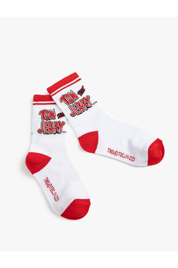 Koton Koton Tom And Jerry Printed Socks Licensed