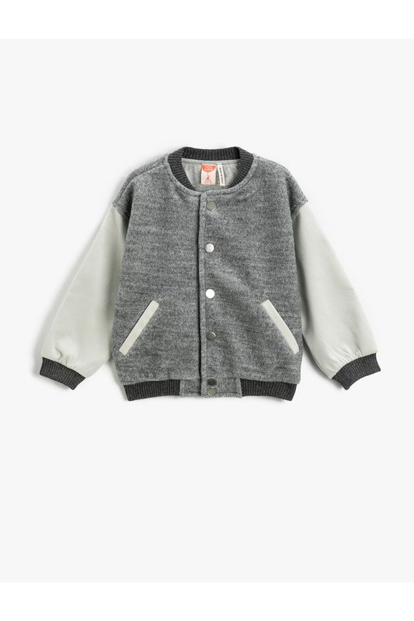 Koton Koton Winter Jacket - Gray - Bomber jackets