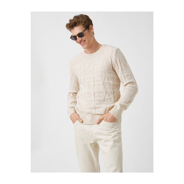 Koton Koton Wool Textured Patterned Sweater