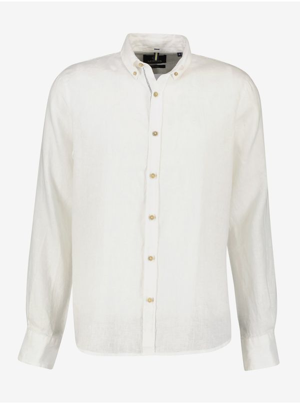 Lerros White men's linen shirt LERROS - Men