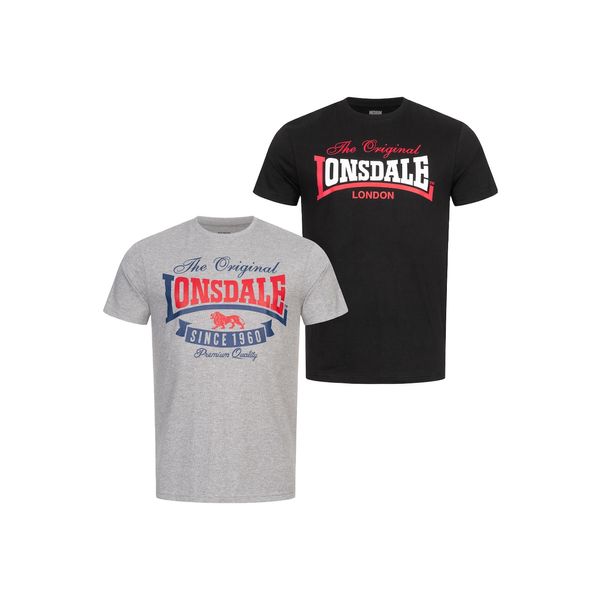 Lonsdale Lonsdale Men's t-shirt regular fit double pack