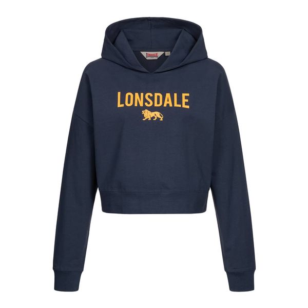 Lonsdale Lonsdale Women's hooded sweatshirt cropped oversized