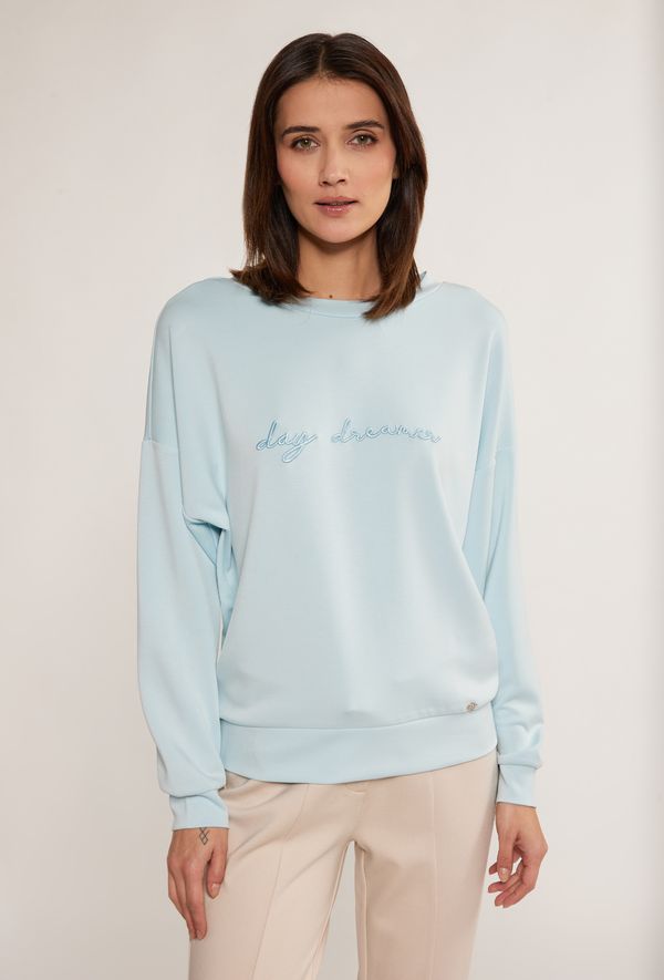 MONNARI MONNARI Woman's Sweatshirts Sweatshirt With Inscription