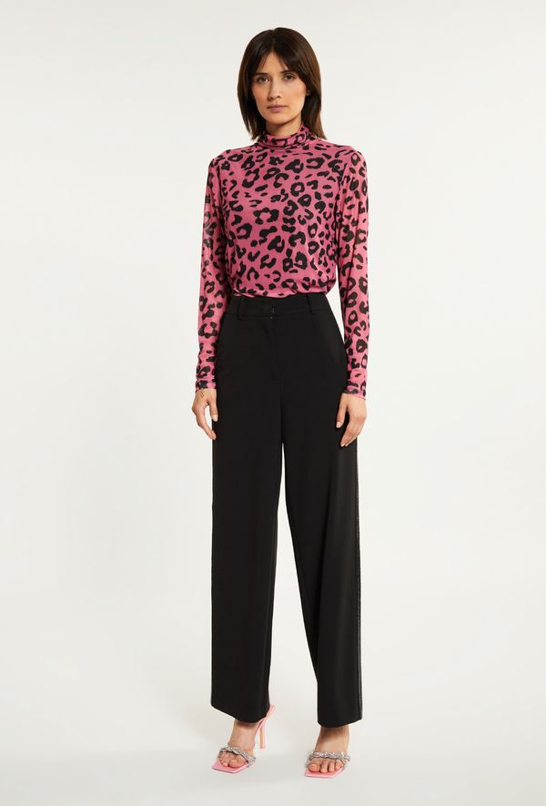 MONNARI MONNARI Woman's Trousers Fabric Women's Trousers With Sequins