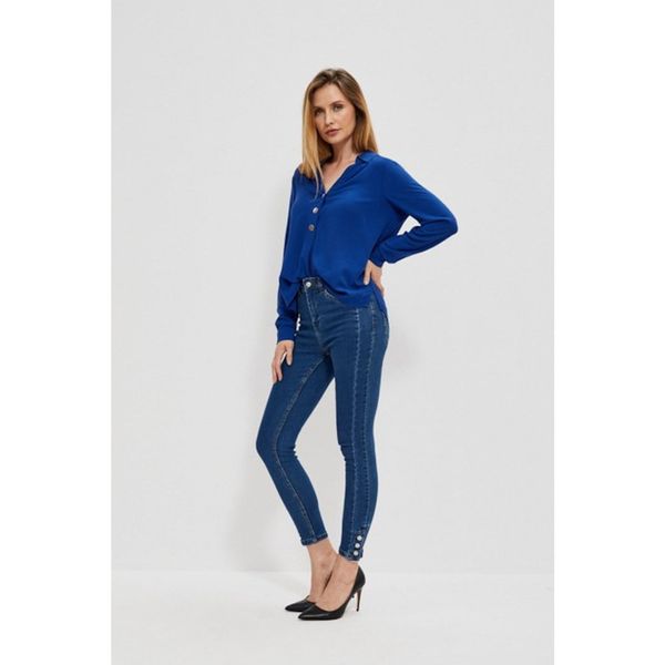 Moodo Skinny jeans with decorative buttons
