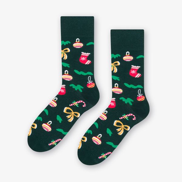 More Christmas Tree Socks 078-163 Green Green