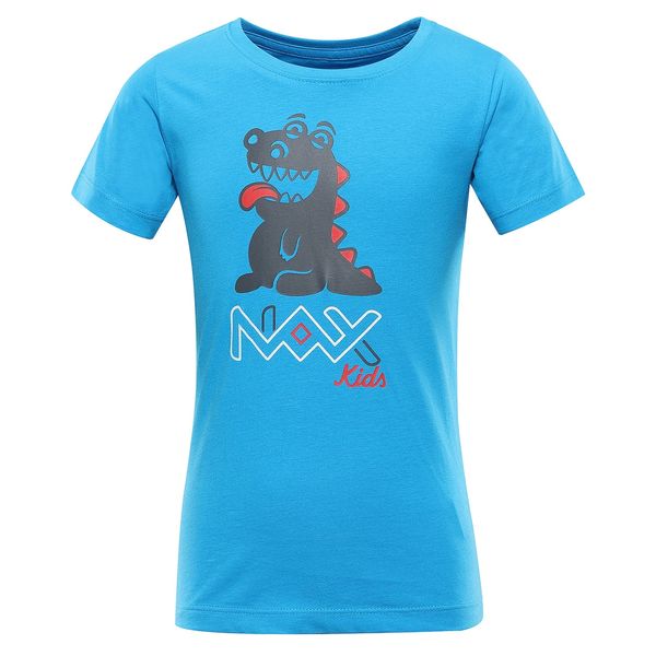 NAX Dětské bavlněné triko nax NAX LIEVRO blue jewel varianta pb