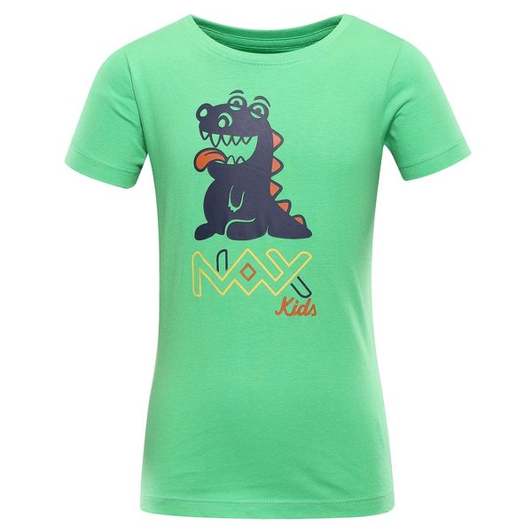 NAX Dětské bavlněné triko nax NAX LIEVRO classic green varianta pb