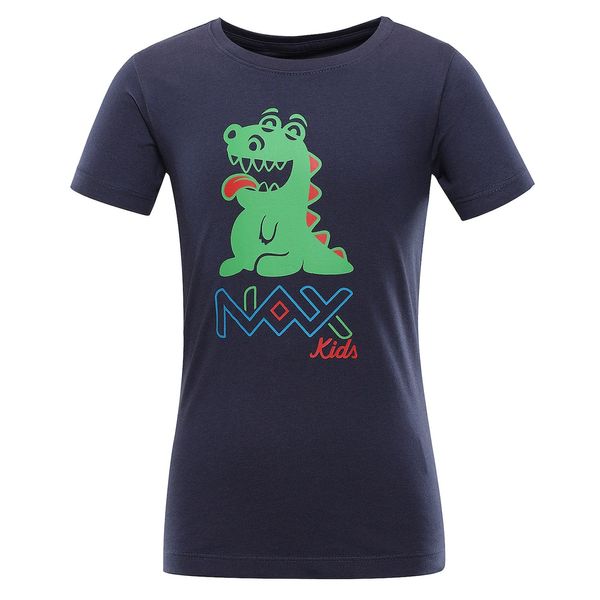 NAX Dětské bavlněné triko nax NAX LIEVRO mood indigo varianta pb