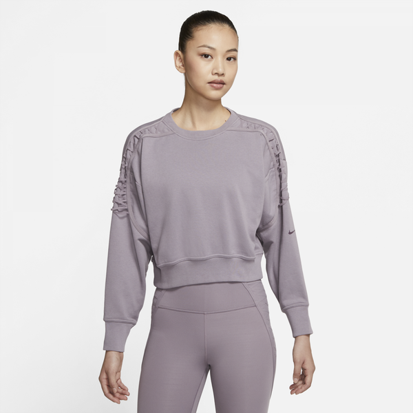 Nike Nike Woman's Sweatshirt Cropped Fleece Training Crew DA0447-531