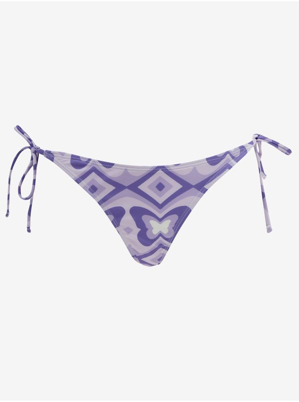 Noisy May Light Purple Women's Patterned Swimwear Bottoms Noisy May Tan - Women