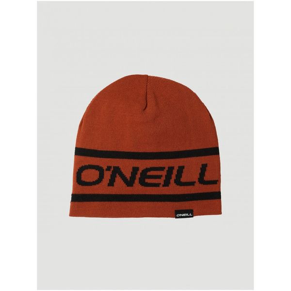 O'Neill ONeill Orange Mens Patterned Reversible Winter Beanie O'Neill Reversi - Men