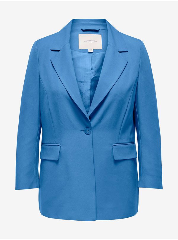 Only Blue Ladies Jacket ONLY CARMAKOMA Thea - Women