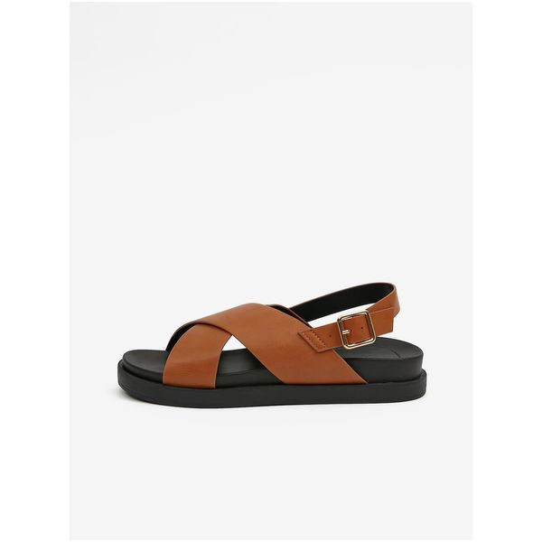 Only Brown Sandals ONLY Minnie - Women