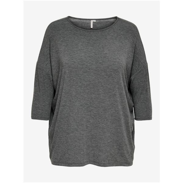 Only Grey Annealed T-Shirt ONLY CARMAKOMA Amour - Women