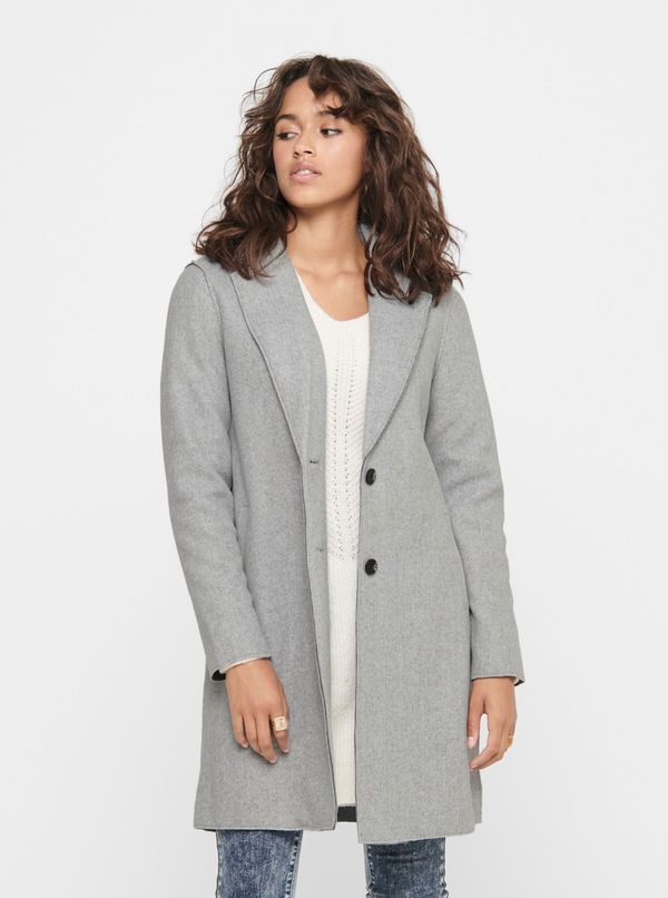 Only Grey Coat ONLY Carrie - Women