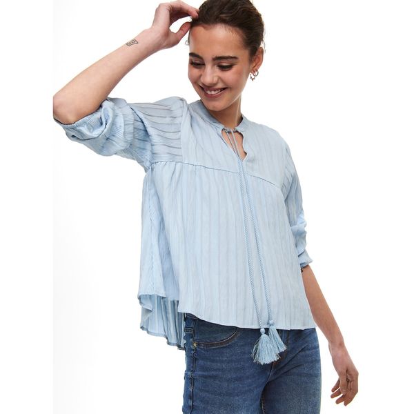 Only Light blue loose blouse ONLY Elisa - Women