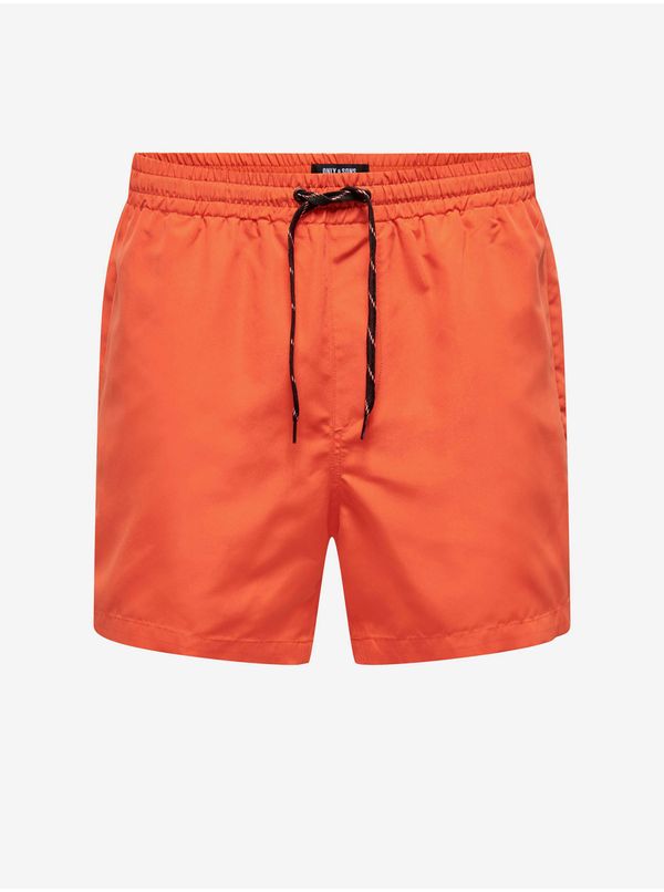 Only Orange Mens Swimwear ONLY & SONS Ted - Men