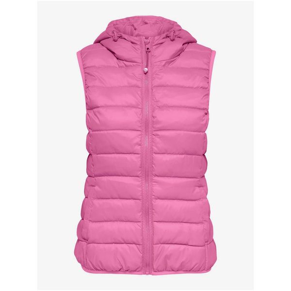 Only Pink Ladies Quilted Vest with Hood ONLY New Tahoe - Ladies