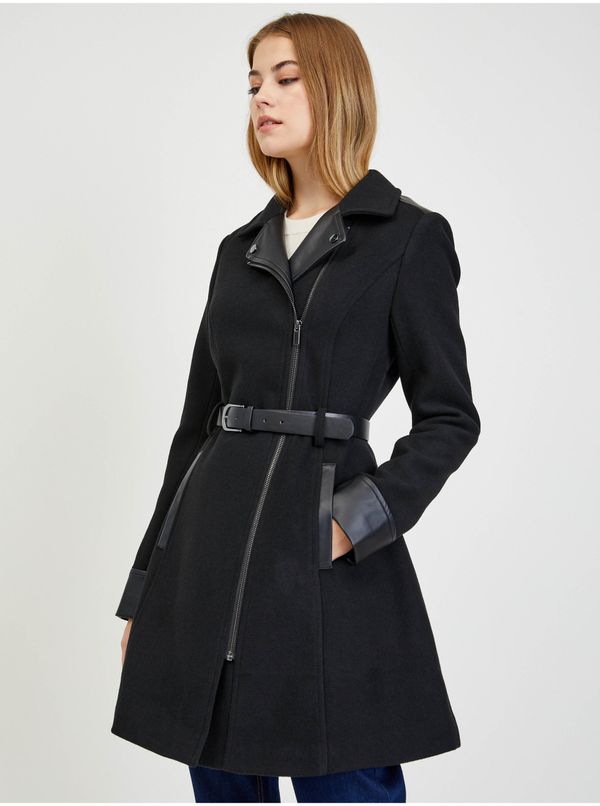 Orsay Black women's winter coat with wool ORSAY - Ladies