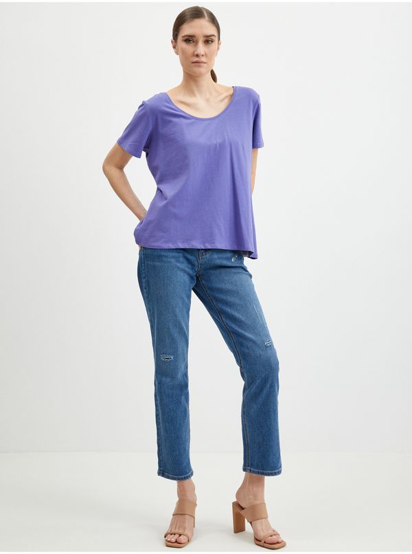 Orsay Orsay Purple Womens Basic T-Shirt - Women