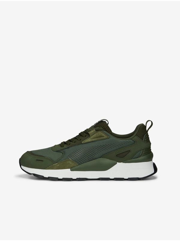 Puma Dark Green Sneakers with Suede Details Puma RS 3.0 - Women