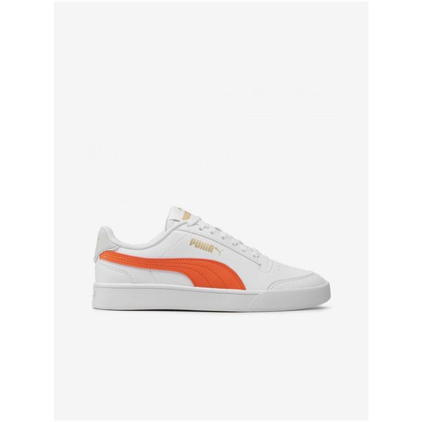 Puma Orange-White Kids Sneakers Puma Shuffle Jr - Guys