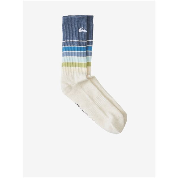 Quiksilver Set of two pairs of socks in cream and gray Quiksilver - Men