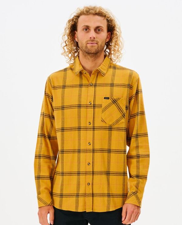 Rip Curl Shirt Rip Curl CHECKED IN FLANNEL MUSTARD