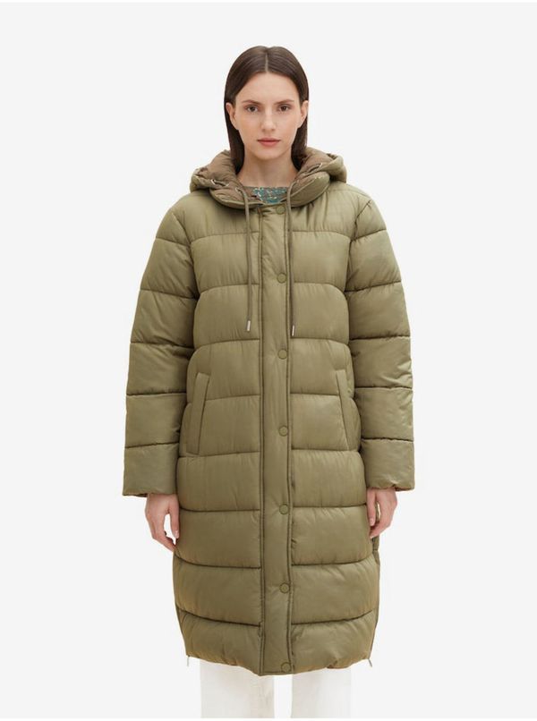 Tom Tailor Khaki Women's Winter Quilted Double-Sided Coat Tom Tailor - Women