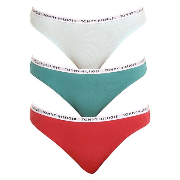 Tommy Hilfiger 3PACK women's panties Tommy Hilfiger multicolor (UW0UW02828 0XS)