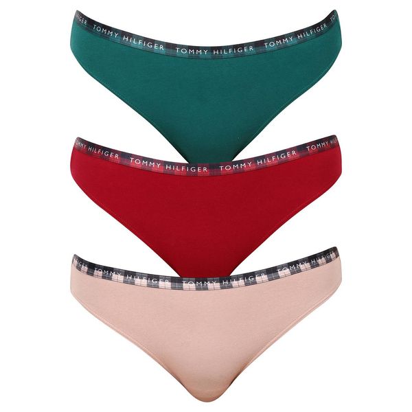 Tommy Hilfiger 3PACK women's panties Tommy Hilfiger multicolored (UW0UW02828 0WQ)