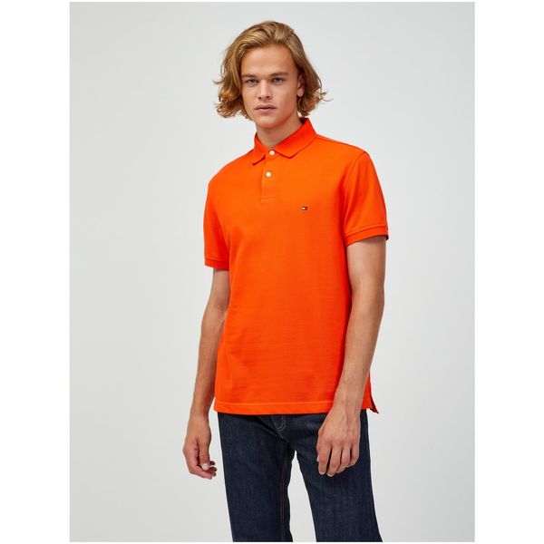 Tommy Hilfiger Orange Men's Polo T-Shirt Tommy Hilfiger - Men
