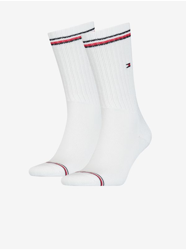 Tommy Hilfiger Set of two pairs of white men's socks Tommy Hilfiger - Men