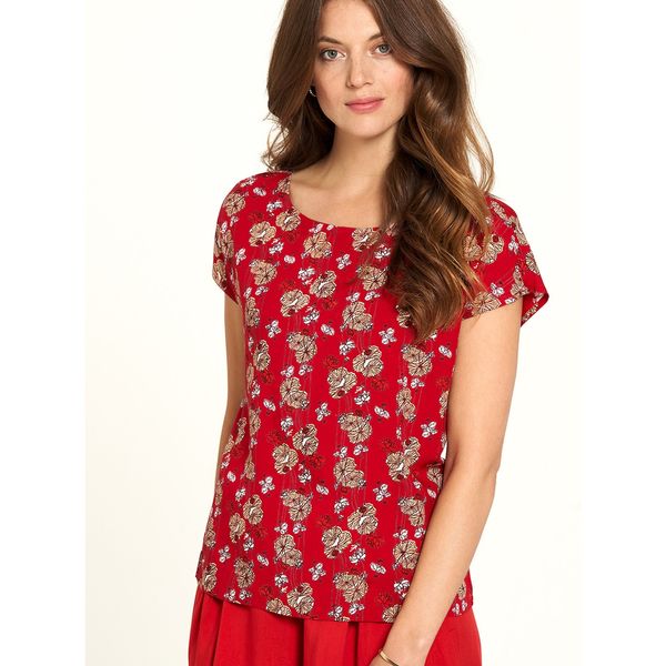 Tranquillo Red Floral T-Shirt Tranquillo - Women