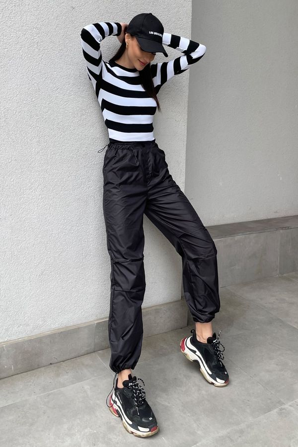 Trend Alaçatı Stili Trend Alaçatı Stili Pants - Black - Mom