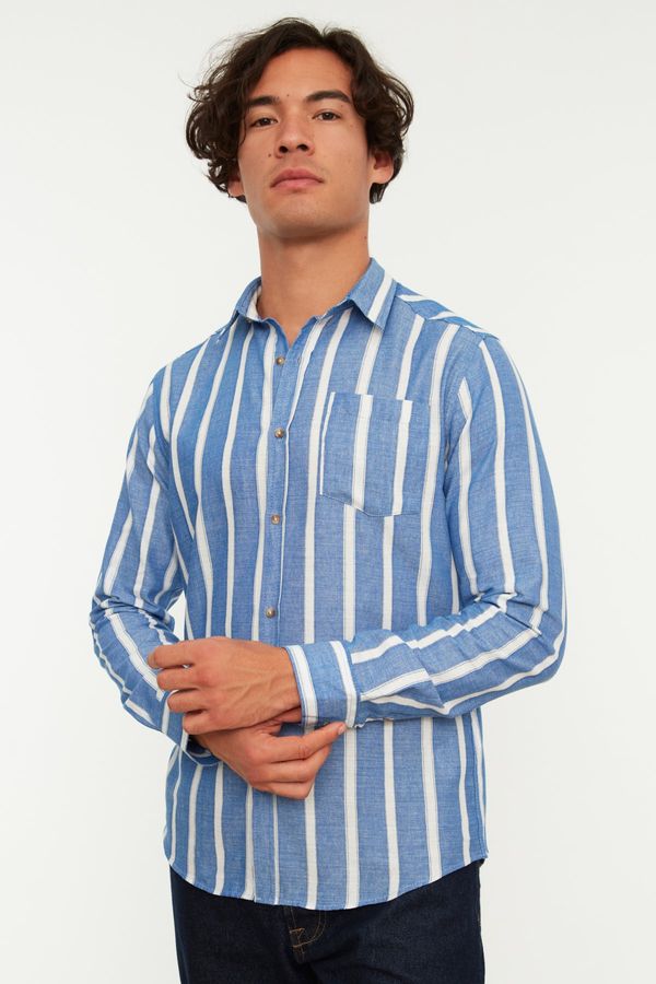 Trendyol Koszulka męska Trendyol Striped