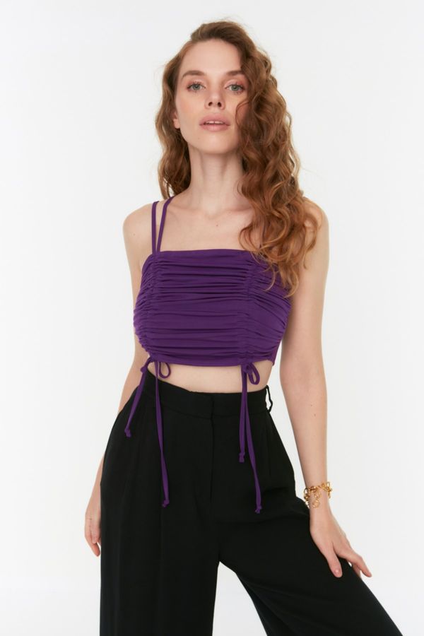 Trendyol Trendyol Blouse - Purple - Slim fit