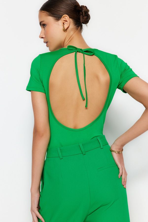 Trendyol Trendyol Bodysuit - Green - Slim fit