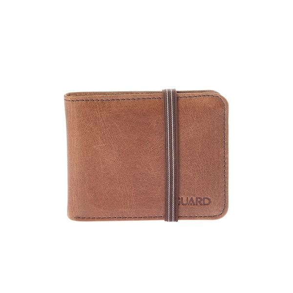 Trendyol Trendyol Brown Men's Rubber Detailed Genuine Leather Wallet