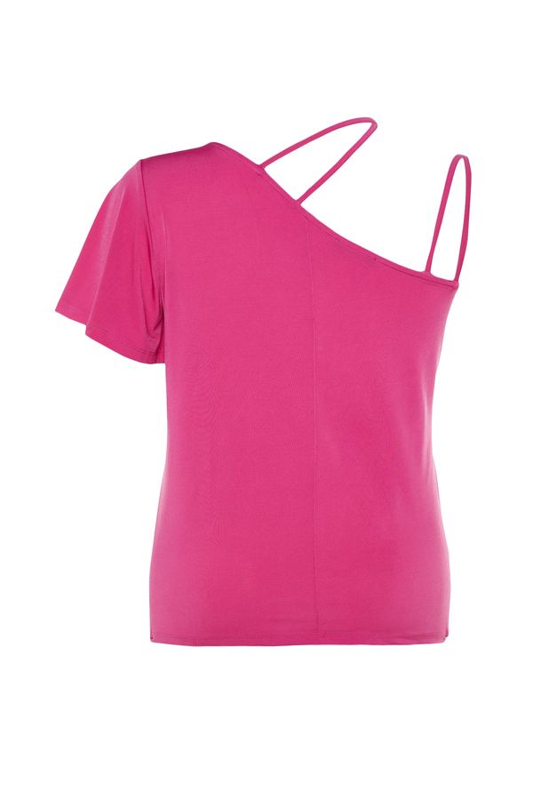 Trendyol Trendyol Curve Plus Size Blouse - Pink - Regular fit