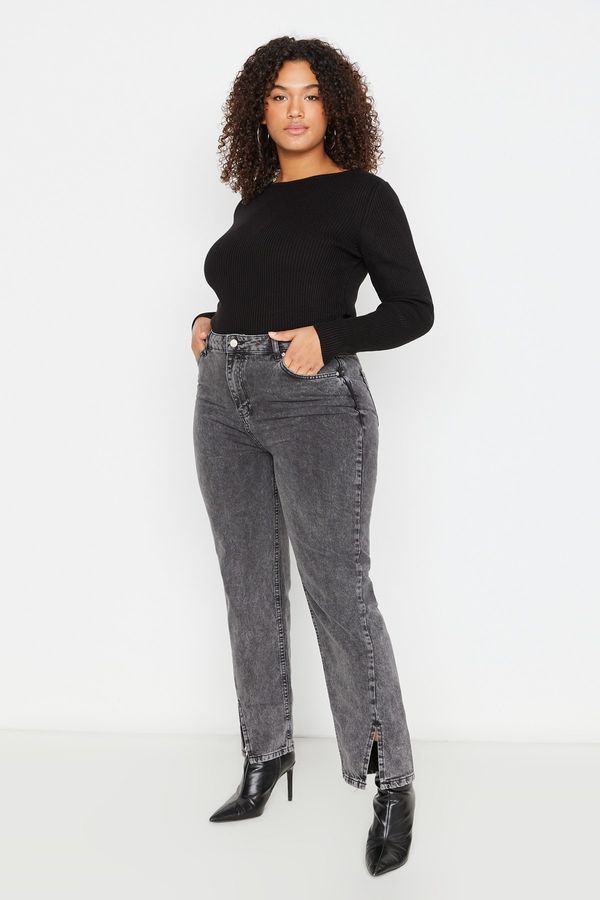 Trendyol Trendyol Curve Plus Size Jeans - Black - Mom