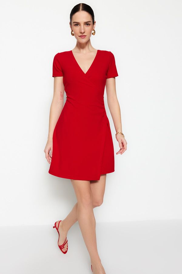 Trendyol Trendyol Dress - Red - Wrapover